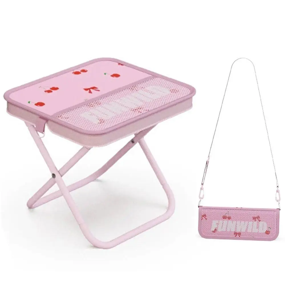 Klappbarer Campinghocker mit Umhängetasche, ultraleichter tragbarer Stuhl für Picknick, Angeln, Wandern und Outdoor-Aktivitäten