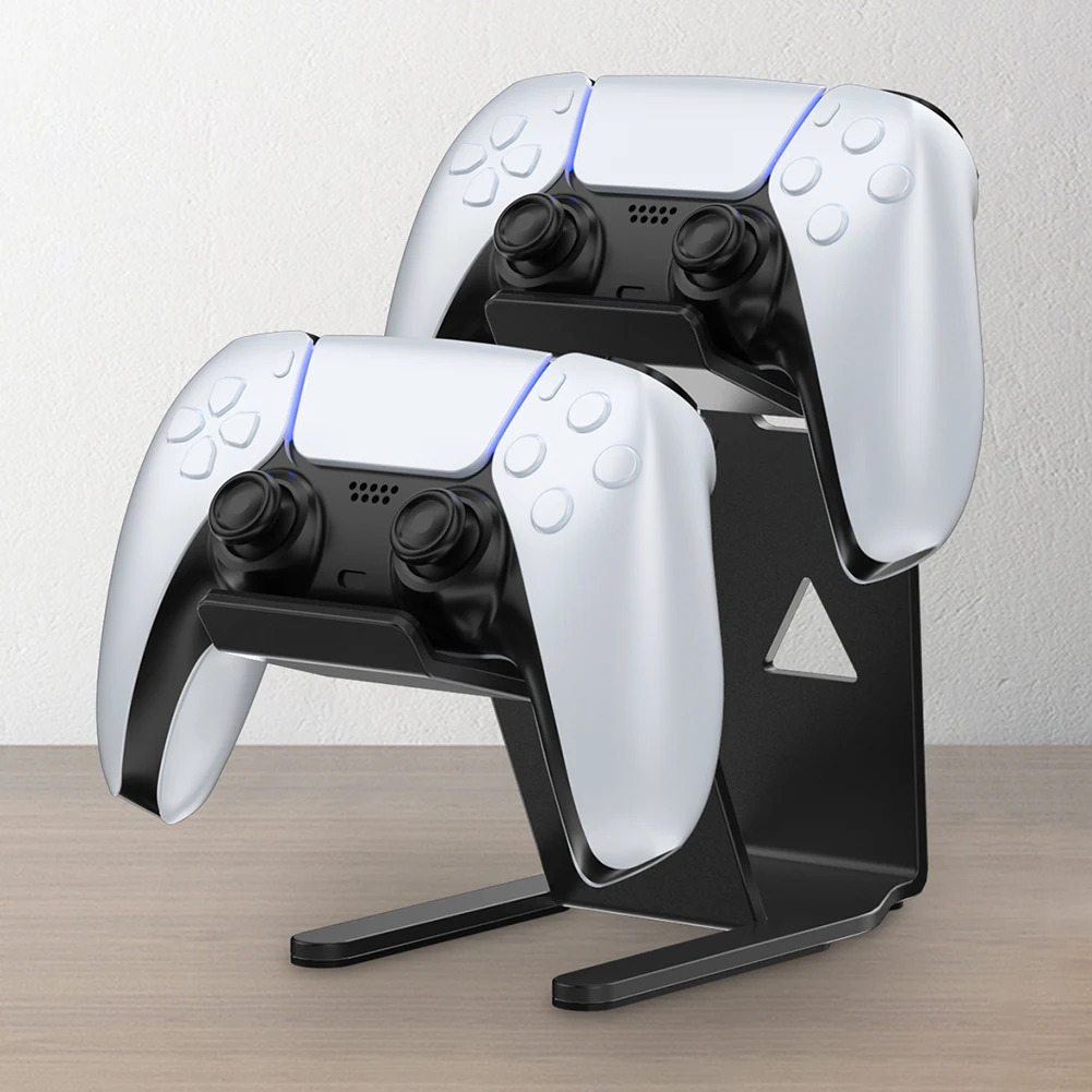 Gamepad-Ständer Platzsparender Controller-Präsentationsständer Doppelter Spielcontroller-Halter für Switch/PS5/PS4/Xbox