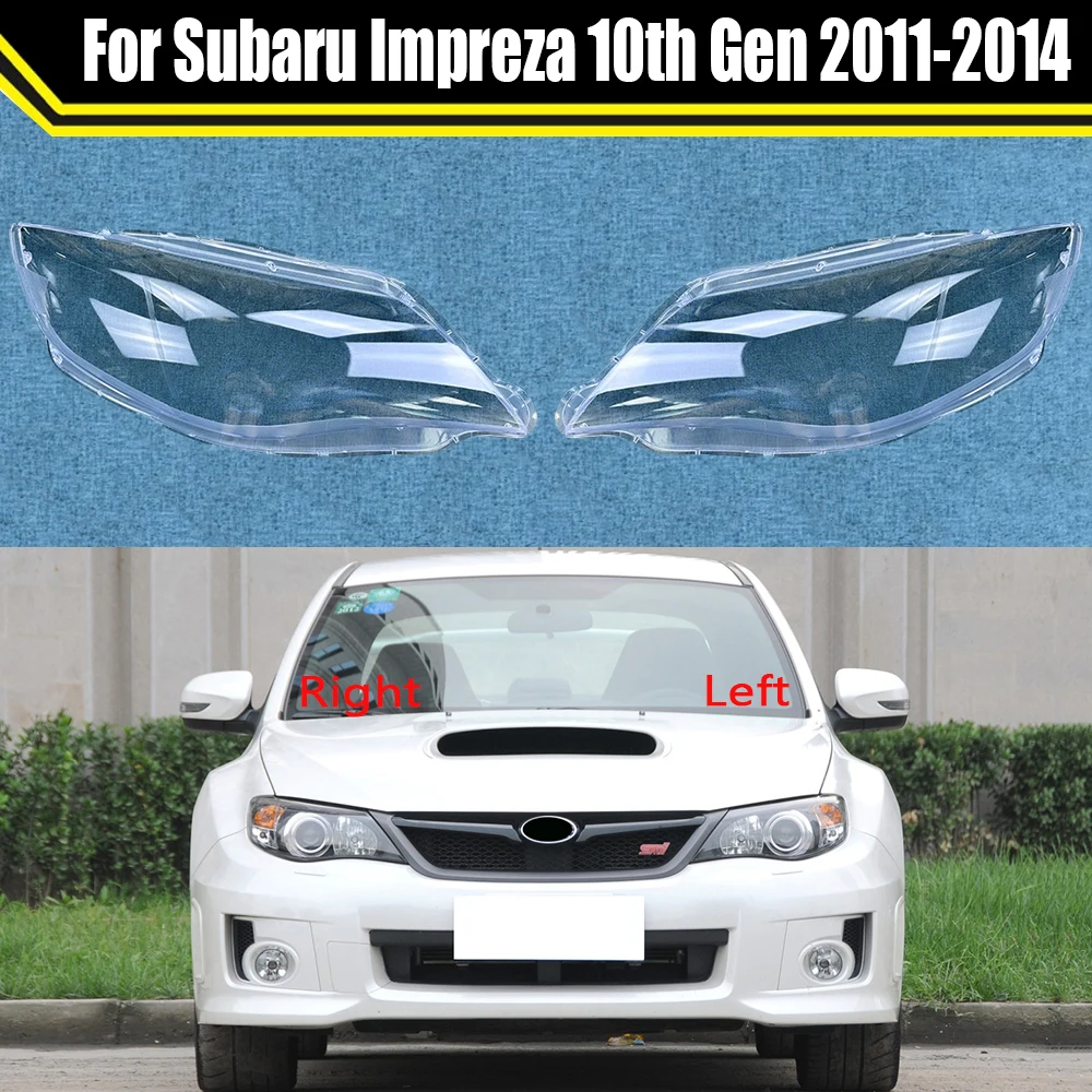 Auto Scheinwerfer Licht Fall für Subaru Impreza 10. Generation 2015-2018 Auto Scheinwerfer Abdeckung Lampen schirm Glas Lampen abdeckung Scheinwerfer Shell