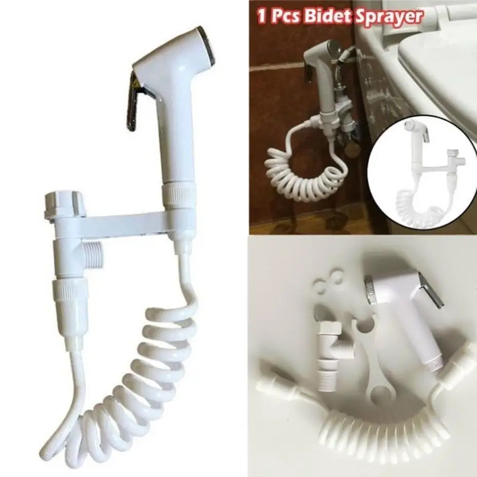 1Set Multifunktions Wc Bidet Wasserhahn Dusche Sprayer Badezimmer Dusche Schlauch Wc-sitz Bidet Spray Bidet Düse Zubehör