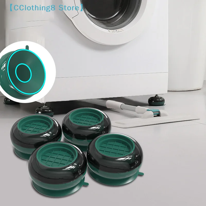 4 Stück Vibrationsdämpfer für Waschmaschinen, Anti-Vibrations-Stützfüße, Stabilisator für Waschmaschinen, Fußpolster für Waschmaschinenbasis【AliS8】