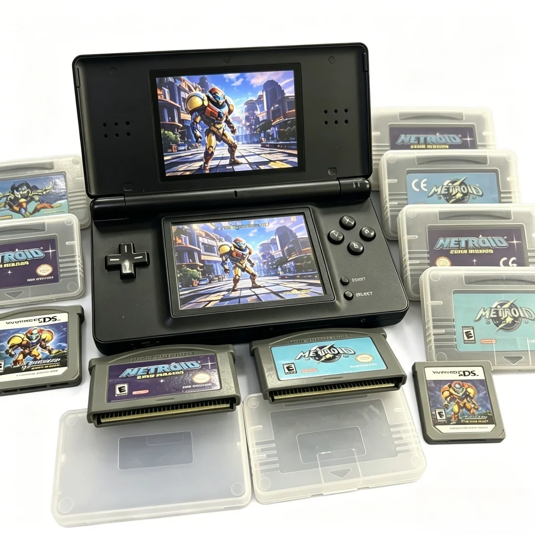 Heiße GBA/NDS/USA/EUR Version 32-Bit Videospiel-Kassette Konsolenkarte Metroid Serie GBA Spiel Fusion Zero Mission Für