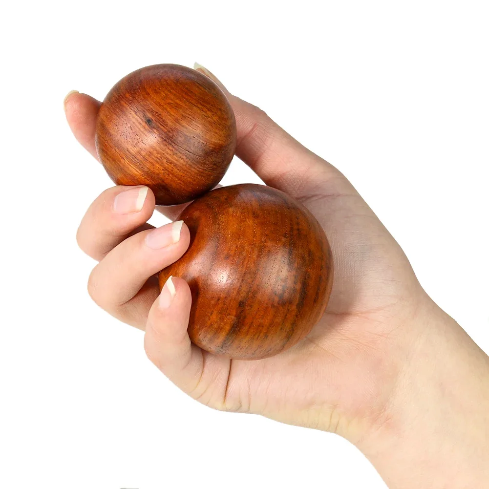 Redwood Massageball Holz Fitnessball Yoga Meditation Finger Gesundheit Übung Stressabbau Entspannungstherapie 1 Stück