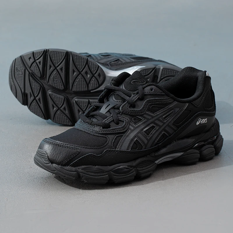 Asics Sportschuhe für Herren und Damen, Gel-Nyc Retro Fashion, leichte, atmungsaktive Low-Top-Freizeitschuhe 1203A280-003