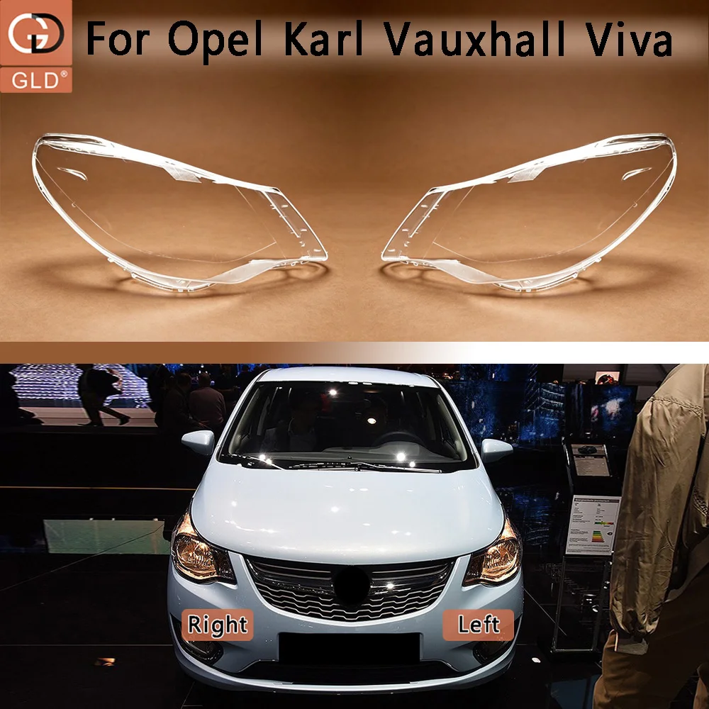 Für Opel Karl Vauxhall Viva Vordere Scheinwerferabdeckung Transparente Maske Lampenschirm Scheinwerfergehäuse Linse Ersatz für den Original-Lampenschirm