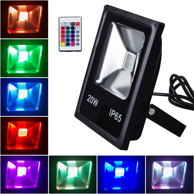 1 stücke Led Flutlicht 10 W 20 W 30 W 50 W AC85-265V Led Flutlicht Wasserdicht IP65 Led-strahler Außen beleuchtung spot led exterieur