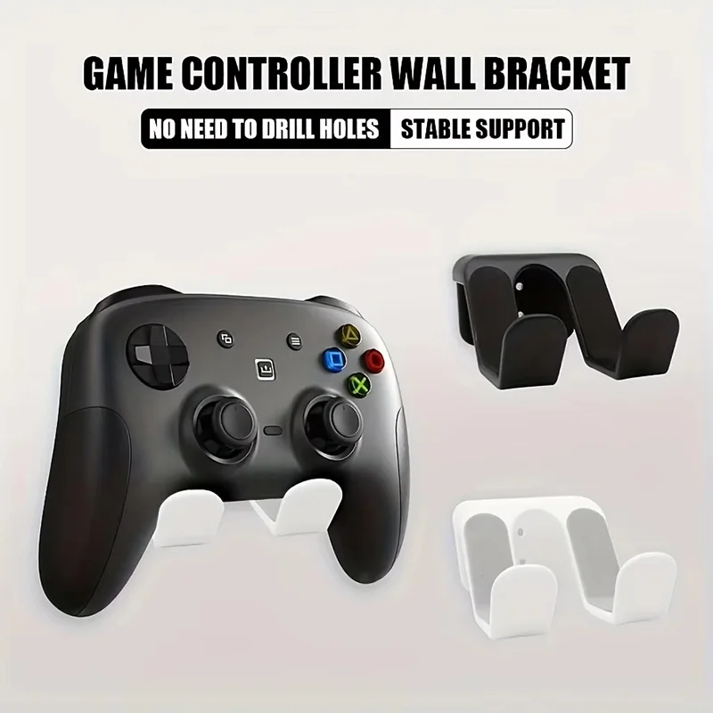 Multifunktionaler Wandhalter für Spielcontroller, kompatibel mit Nintendo Switch Pro/PS5/PS4/Xbox Gamepads, Zubehörhalterung