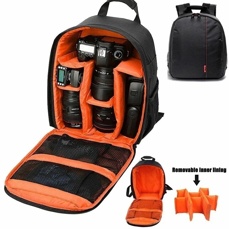 Multifunktionale Kameratasche, digitaler Kamera-Rucksack für Outdoor-Fotografie, leicht, wasserdicht, große Kapazität für Canon Sony
