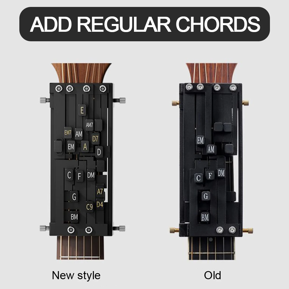 Gitarren-Akkord-Presser, Gitarren-Lernhilfen, Gitarren-Akkord-Trainer, Gitarren-Hilfsmittel, Akkord-Tool, Gitarren-Zubehör für Anfänger