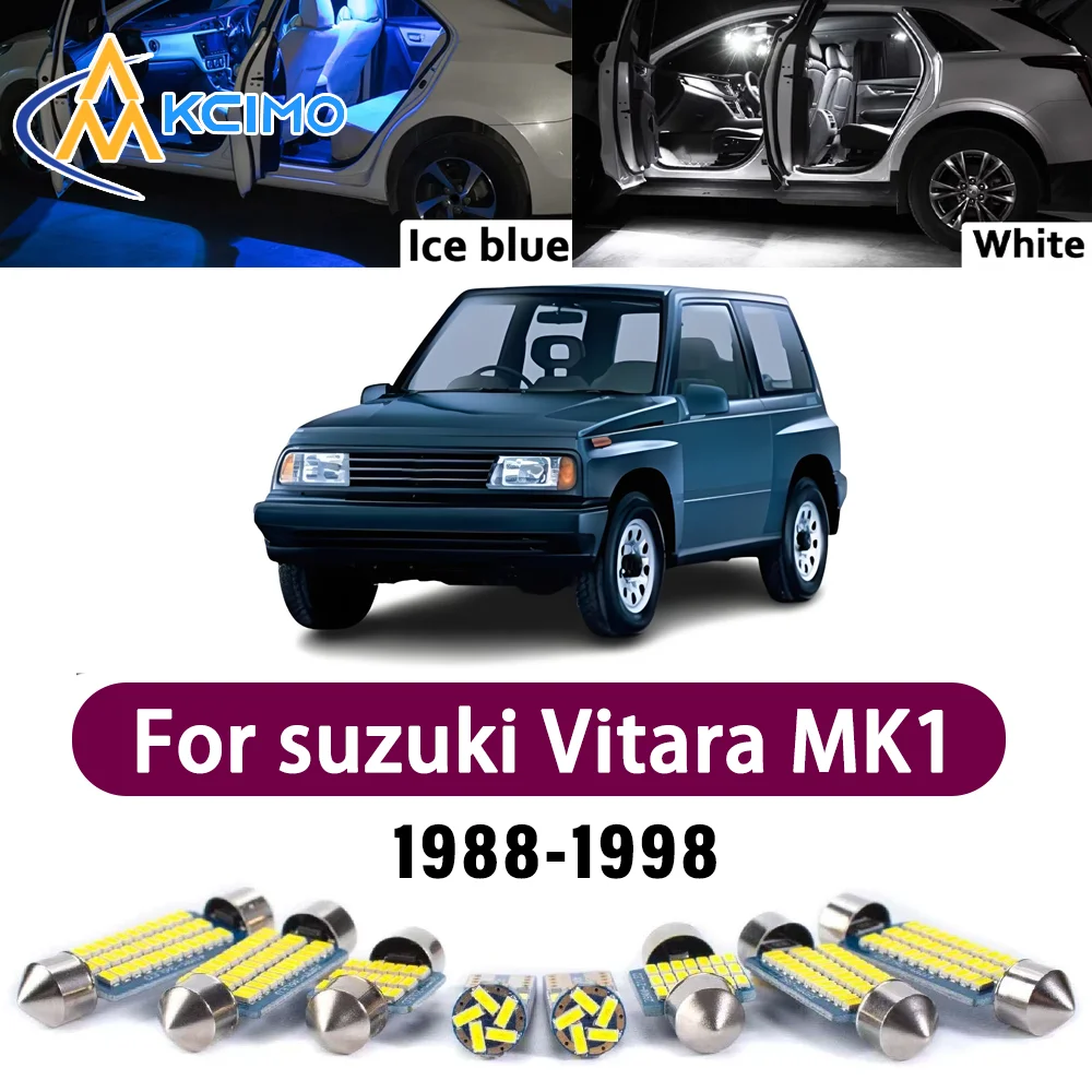 Canbus-Kennzeichenbeleuchtung für Suzuki Vitara MK1 1988-1998 Innenraum-Leselampe Helle Spiegelleuchten Einfache Installation Spiegelleuchten