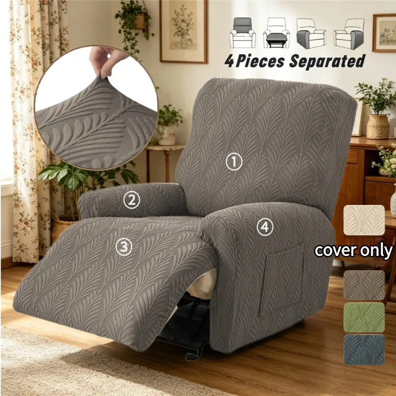 1-Sitzer Relaxsessel-Bezüge Elastische Jacquard-Sofabezüge Relaxsessel-Überzug Couchbezug Möbelschutz Wohnzimmer