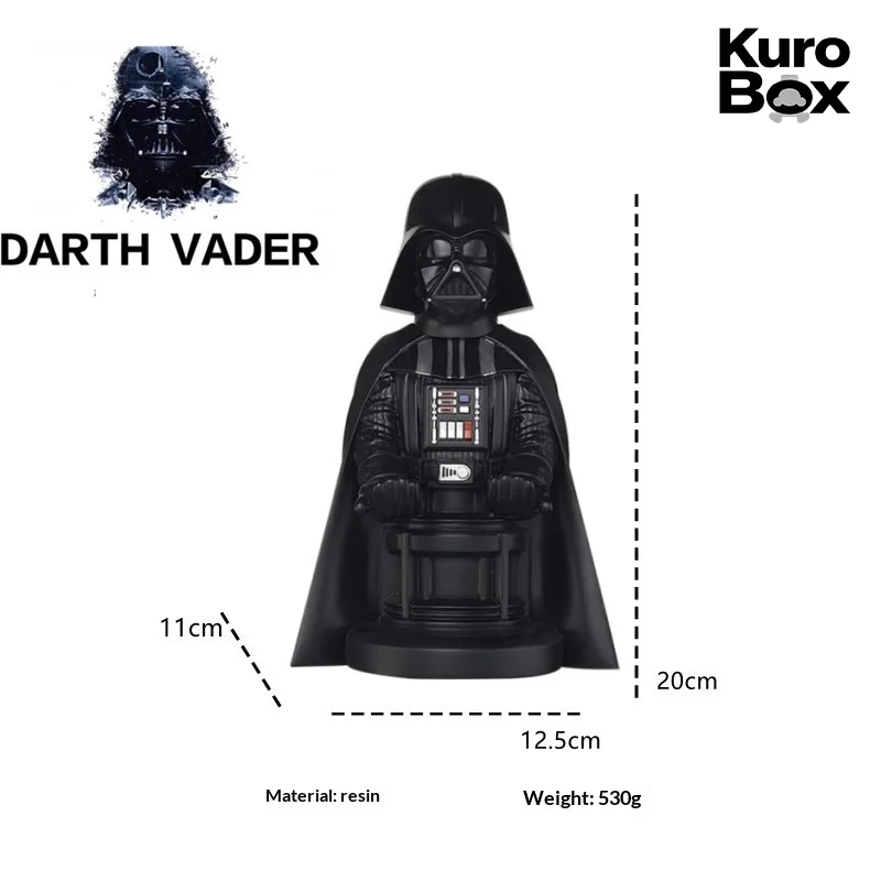 Darth Vader Controller-Halterung für PS5 PS4 Xbox Gamepad Displayständer Anime-Figur Modell Schreibtisch-Organizer Gaming-Dekoration