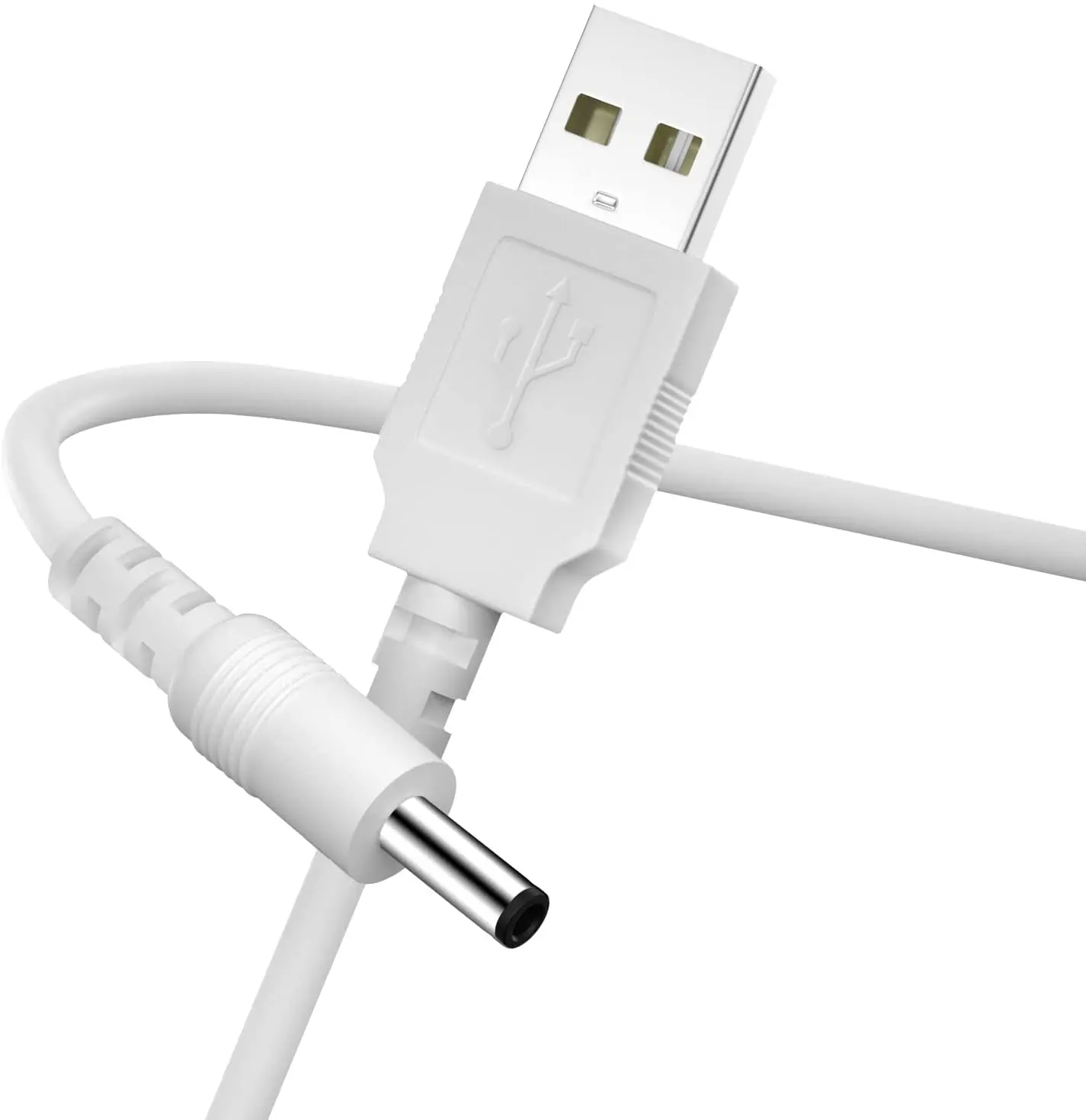 USB-Kabel auf DC 3,5 x 1,35 mm für LED-Nachtlicht, Baby- und Kinderlampe, Mondhimmel-Projektor, rotierendes Nachtlicht, USB-Ladekabel