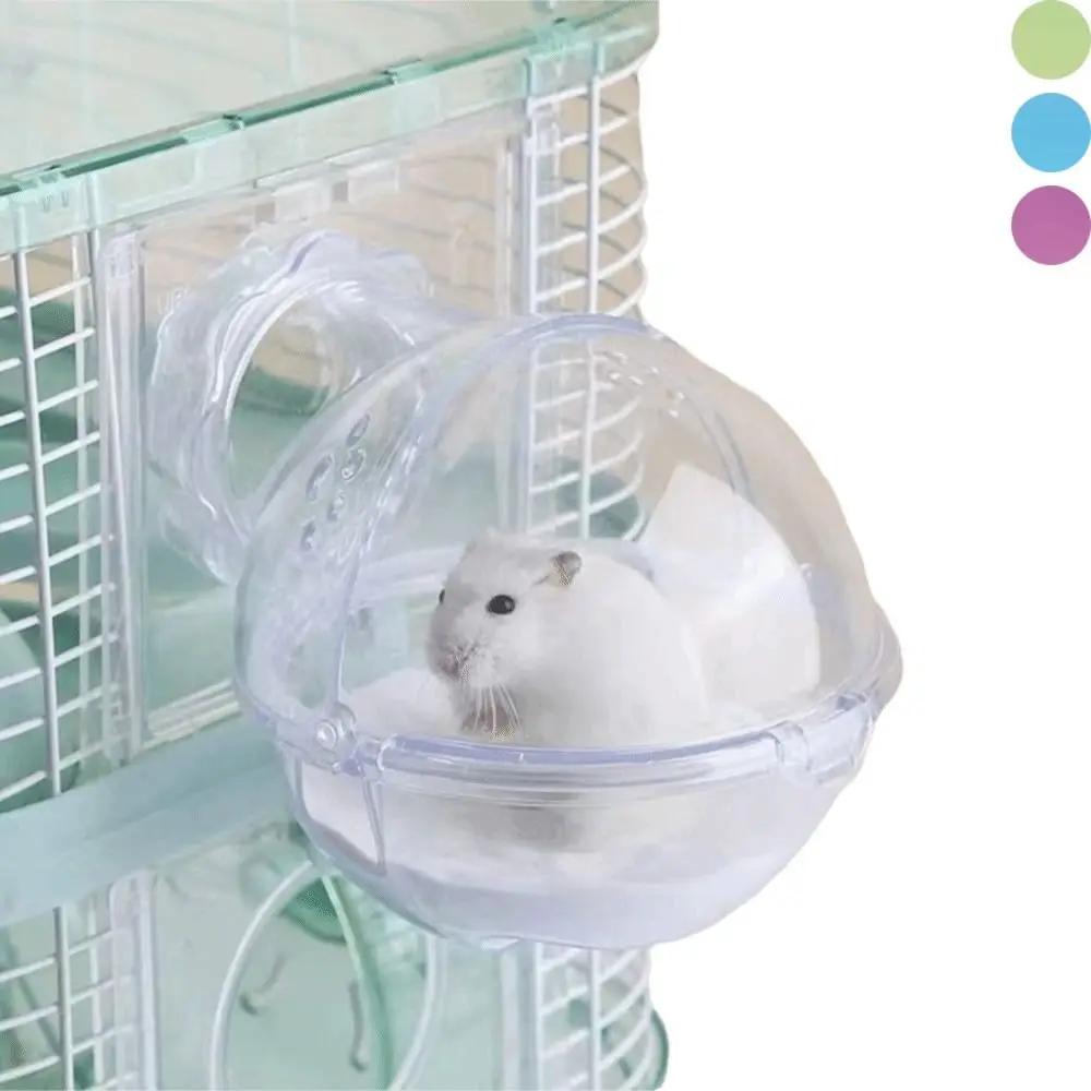 Nette Externe Hamster Badezimmer Acryl DIY Hamster Sauna Haustier Zubehör Spielzeug Toilette Hamster Badewanne Hamster Pflege