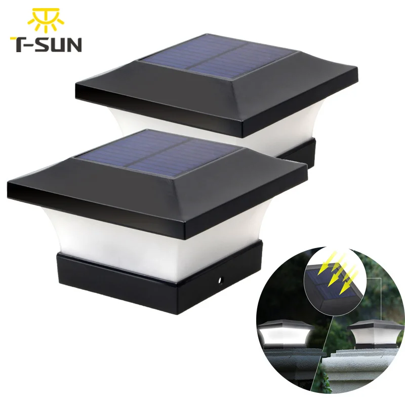 1pc/2 stücke/4 stücke Solar Licht Zaun Licht IP65 Outdoor Solar Lampe Für Garten Dekoration Tor zaun Wand Hof Cottage Solar Lampe