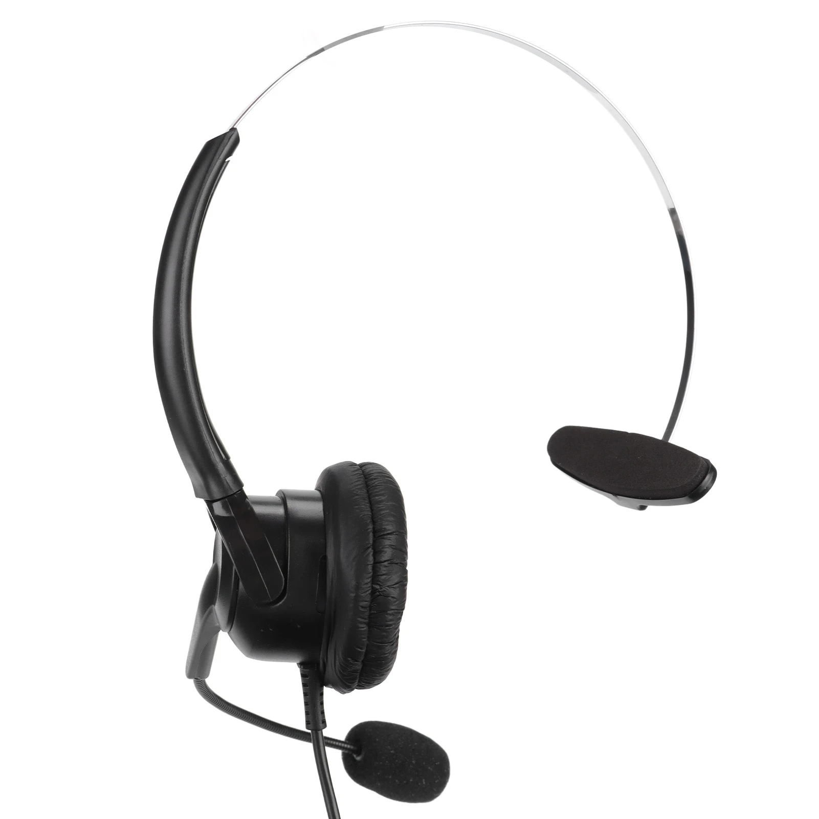 Telefon-Headset RJ9 Kopfhörer mit 330 ° Einstellbares Mikrofon für Heim- und Callcenter-Telefonanlagen
