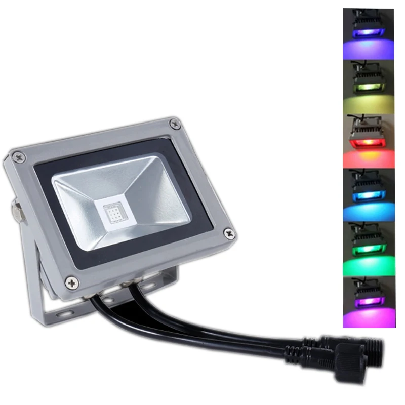 Dc24v 10w 20w 30w rgb dmx led flutlicht lampe outdoor led flutlicht unterstützung dmx512 contro wand lampe garten led hohe qualität
