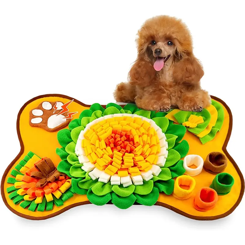 Neue Haustier Geruch Matte Futtermittel Geruch Training Decke Unterhaltung interaktive Hund Slow Food Matte Training pädagogische Haustier Spielzeug