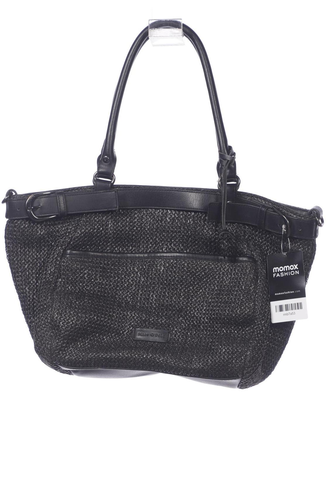 Marc O Polo Damen Handtasche gross, Gr. , Schwarz, kein / Etikett
