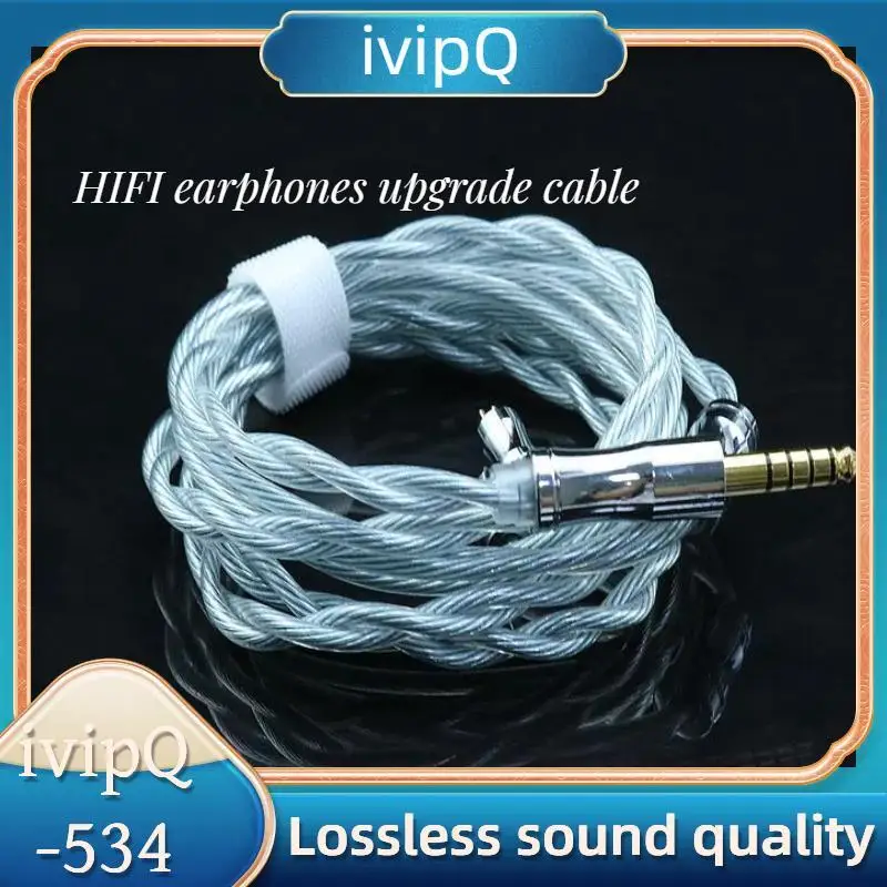 IVIPQ-534 2-adriges HIFI-Kopfhörer-Upgrade-Kabel mit 0,78 2PIN/MMCX/Recessed-0,78 2pin, geeignet für F1 Pro Youth