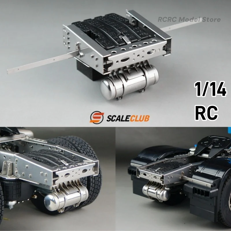 1/14 RC Spielzeug Lkw Schwanz Strahl Gas Tank Für Tamiya 1/14 RC Traktor Lkw Teile Zubehör SCALECLUB WL-BZ-1