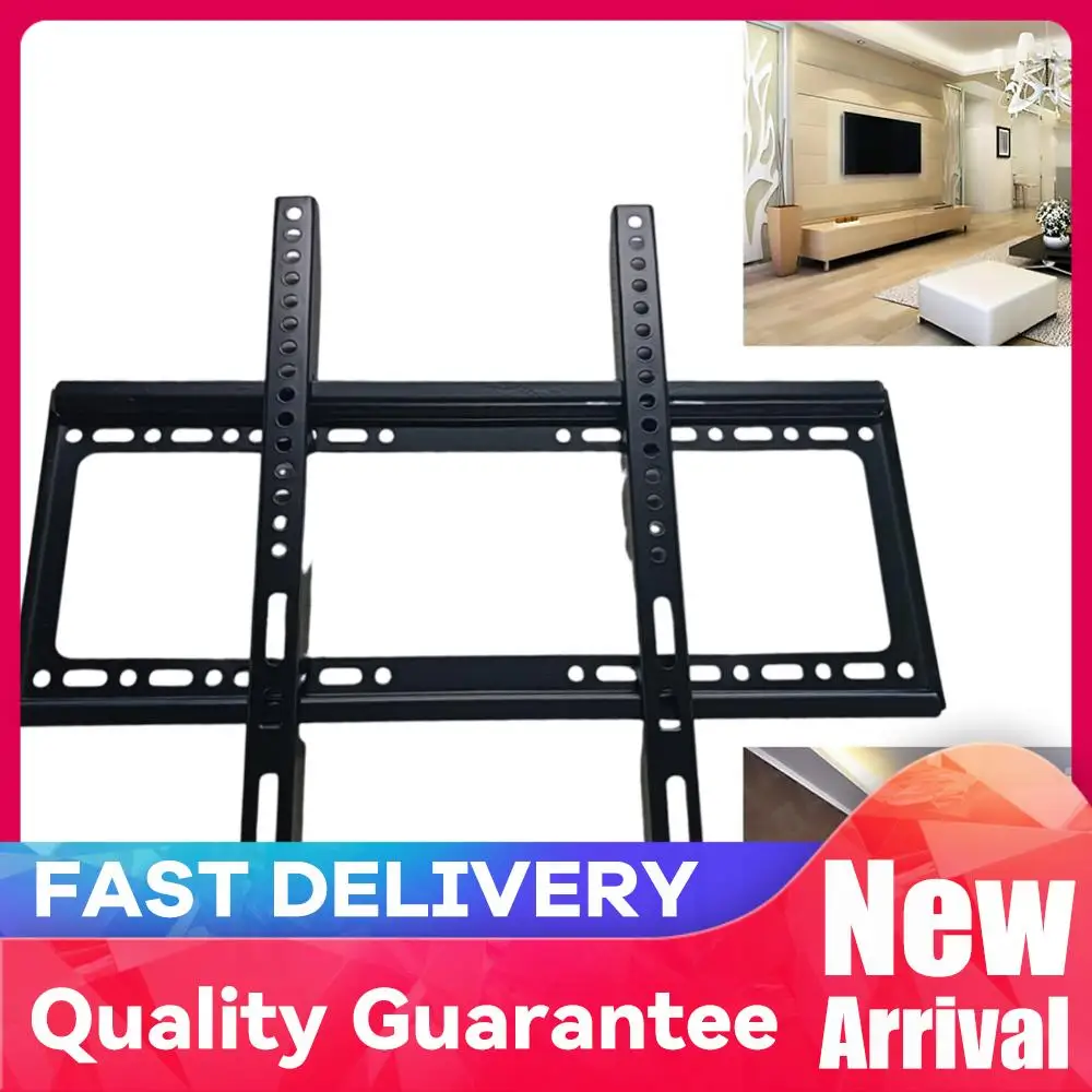 26-65 Zoll TV-Wandhalterung Universelle TV-Halterung Monitorhalter mit Wasserwaage Flache TV-Wandhalterung für LCD LED Monitore