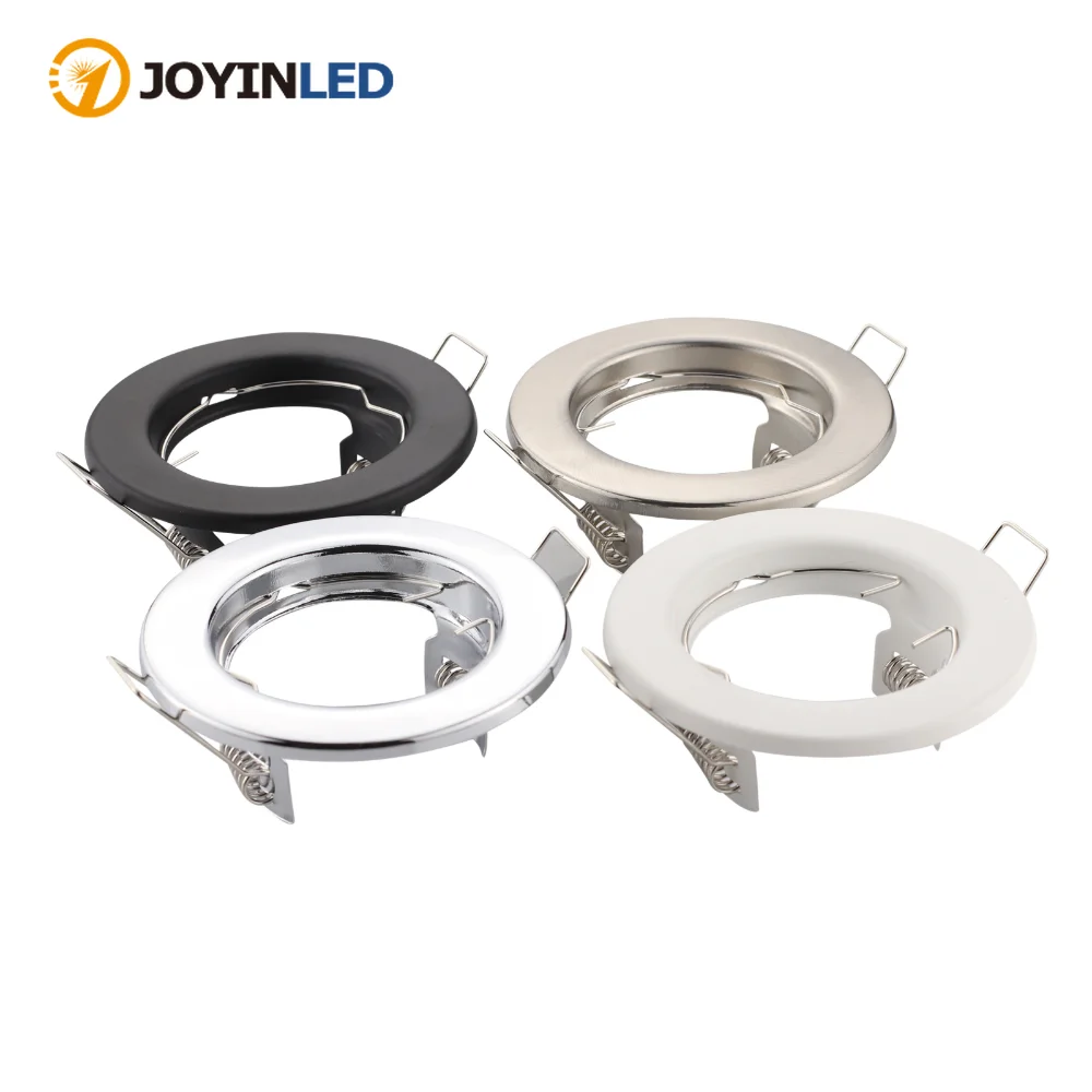 JOYINLED 5 stücke Runde Einbau LED Decke Downlight Fitting Leuchte MR16 GU10 Halter Rahmen Led Lampe Leuchte für Led Spot licht