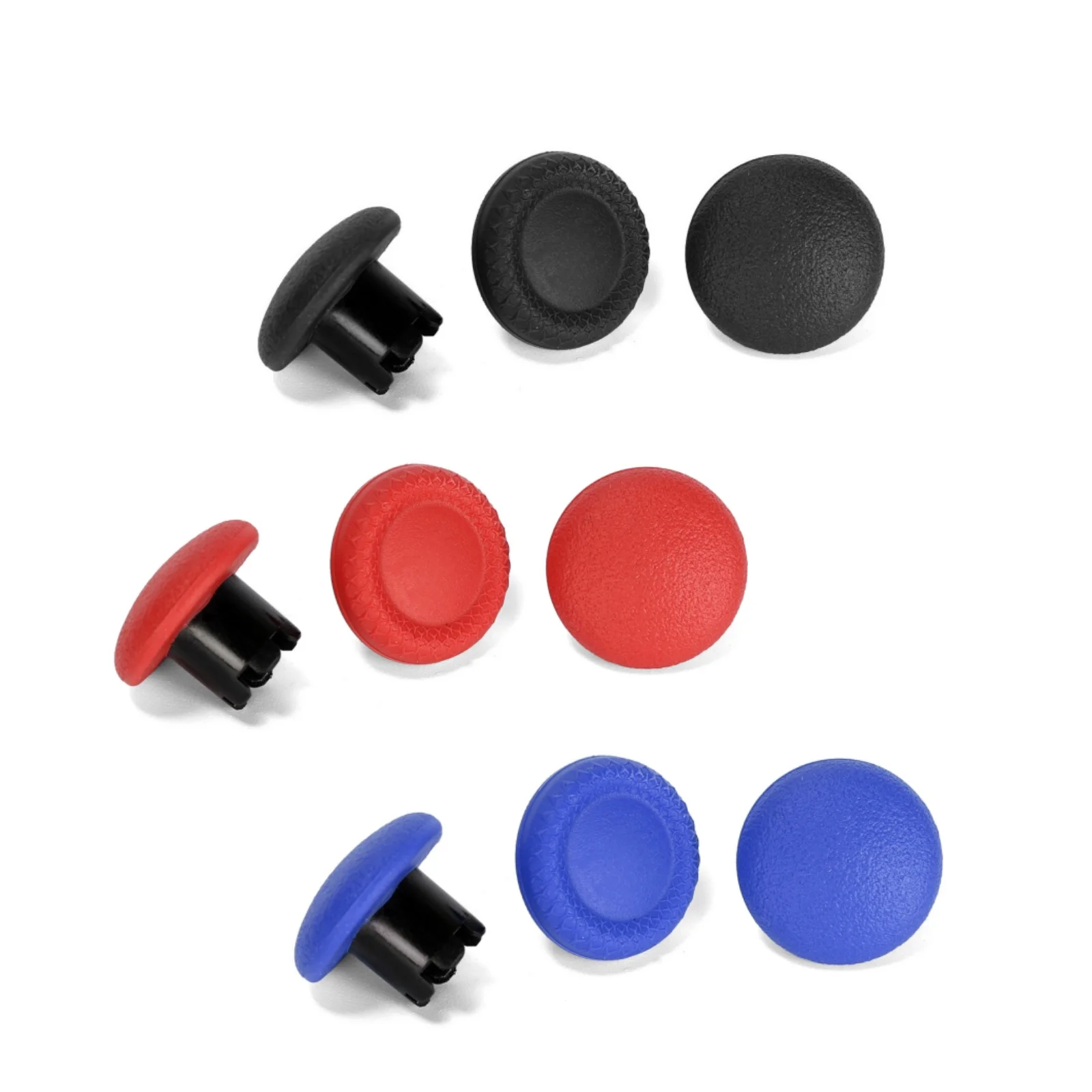 Ruimou 8-teilige rutschfeste Silikon-Game-Controller-Daumengriffkappe und Basis, kompatibel mit PS4/kompatibel mit Xbox X-Serie usw