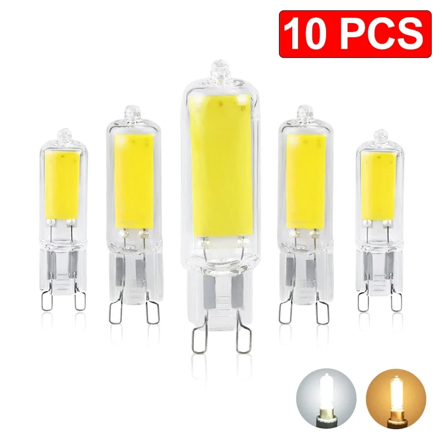 Mini G9 LED 220V 230V Cob Glühbirne 5W 7W 10W Glaskörper Home Kronleuchter Scheinwerfer ersetzen 20W 30W 40W Halogenlampe Lampara LED