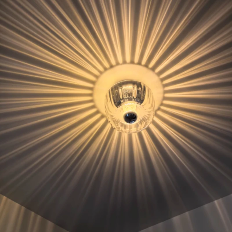 LED Bauhaus Glas Deckenleuchte Nordic Retro Persönlichkeit Wand Dekor Lampen Moderne Wohnzimmer Flur Korridor Wandleuchte Leuchte
