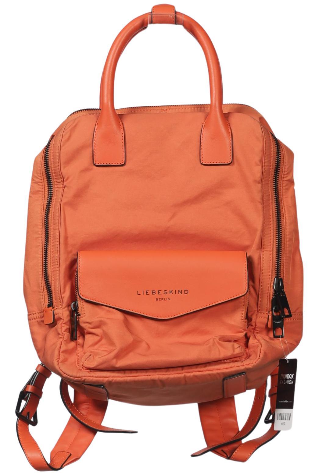Liebeskind Berlin Damen Rucksack, Gr. , Orange, kein / Etikett