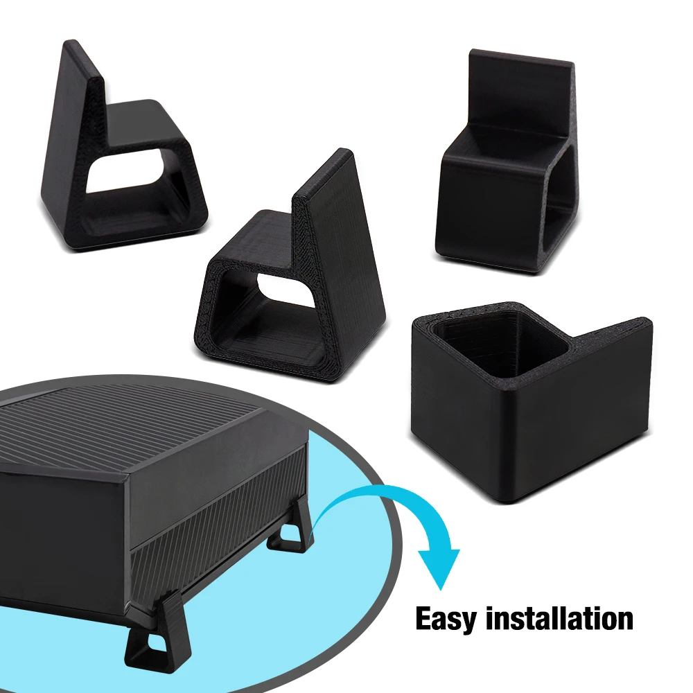 4 in 1 Colorful Easy Use Cooling Foot Bracket 3D Printed Horizontal Stand For Xbox One Xbox One S/X Game Console