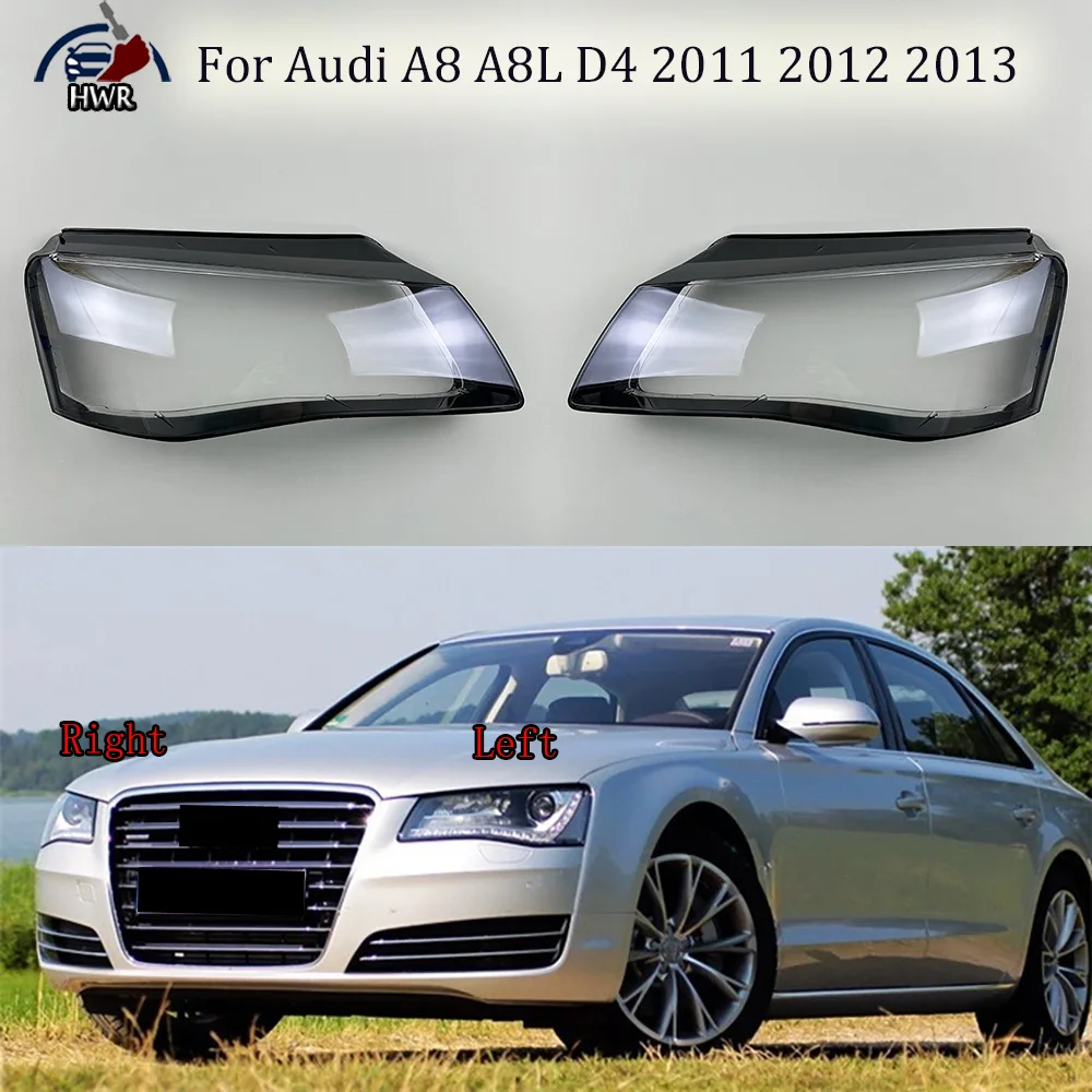 Für audi a8 a8l d4 Scheinwerfer abdeckung Lampen schirm Lampen schirm Scheinwerfer Shell Linse Plexiglas Auto Ersatzteile
