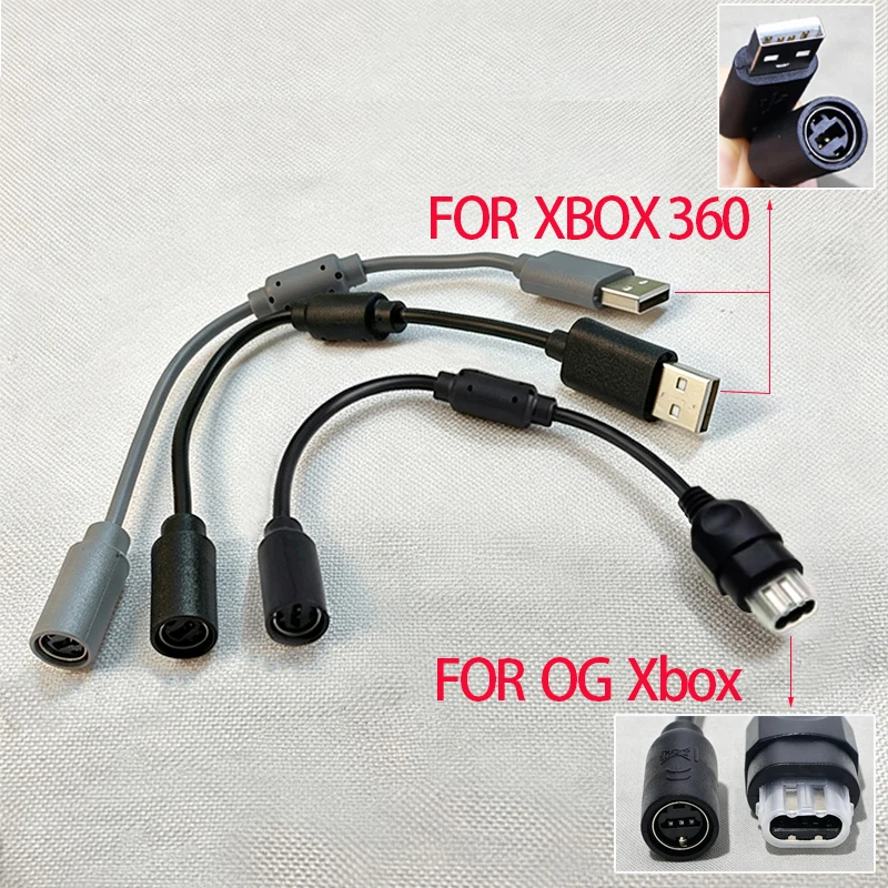 1 Stück Verlängerungskabel für Xbox-Gamepad-Controller, trennbarer Kabeladapter, Spielzubehör für Xbox-Ladekabel