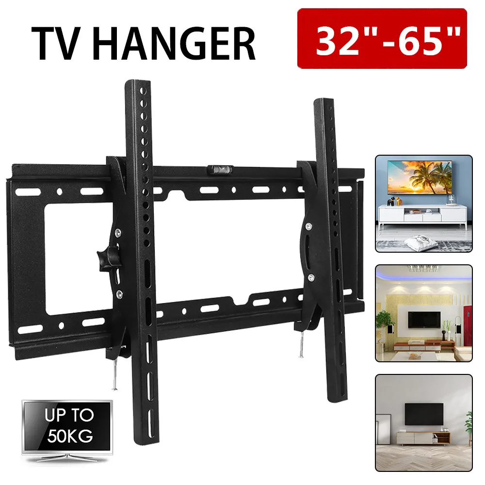 32-65 Zoll TV-Wandhalterung Universelle TV-Halterung Monitorhalterung Flache Wandhalterung für LCD-LED-Monitore