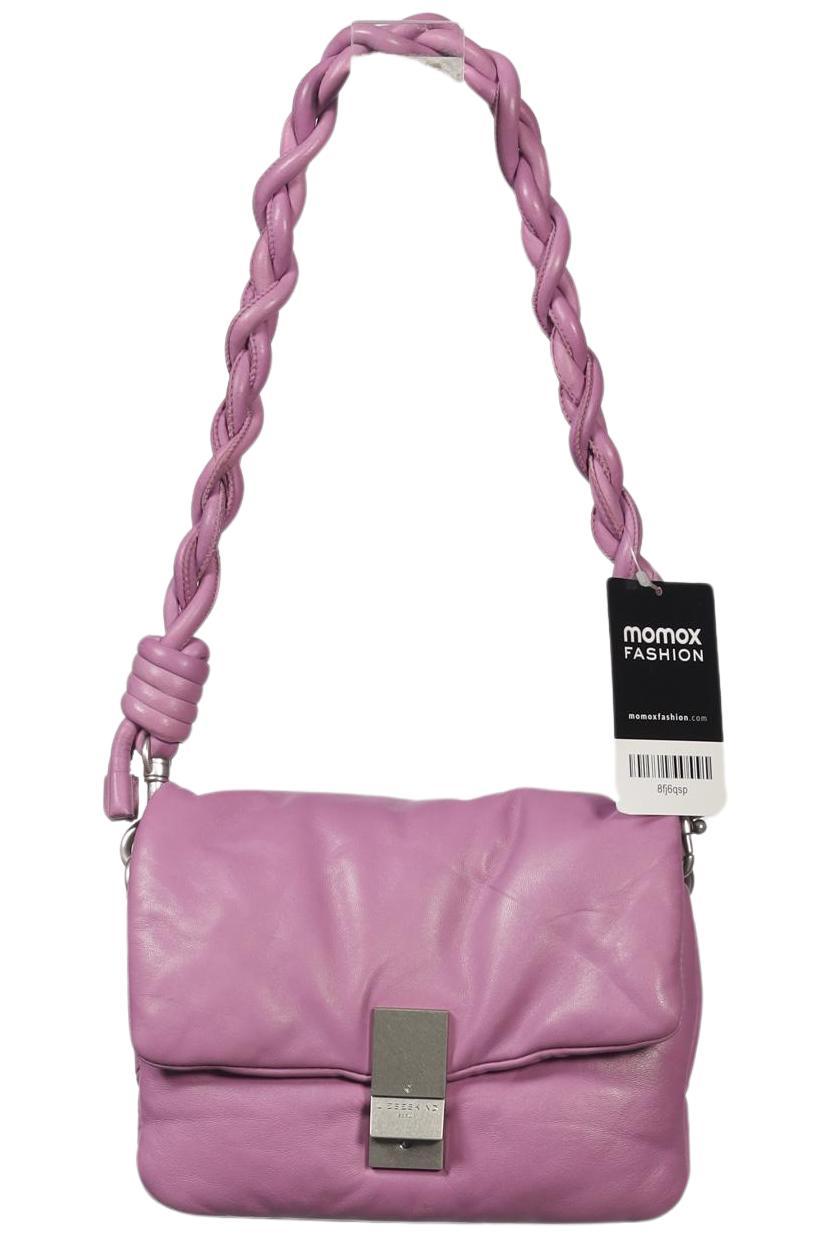 Liebeskind Berlin Damen Handtasche klein Leder, Gr. , Flieder, Leder / kein / Etikett
