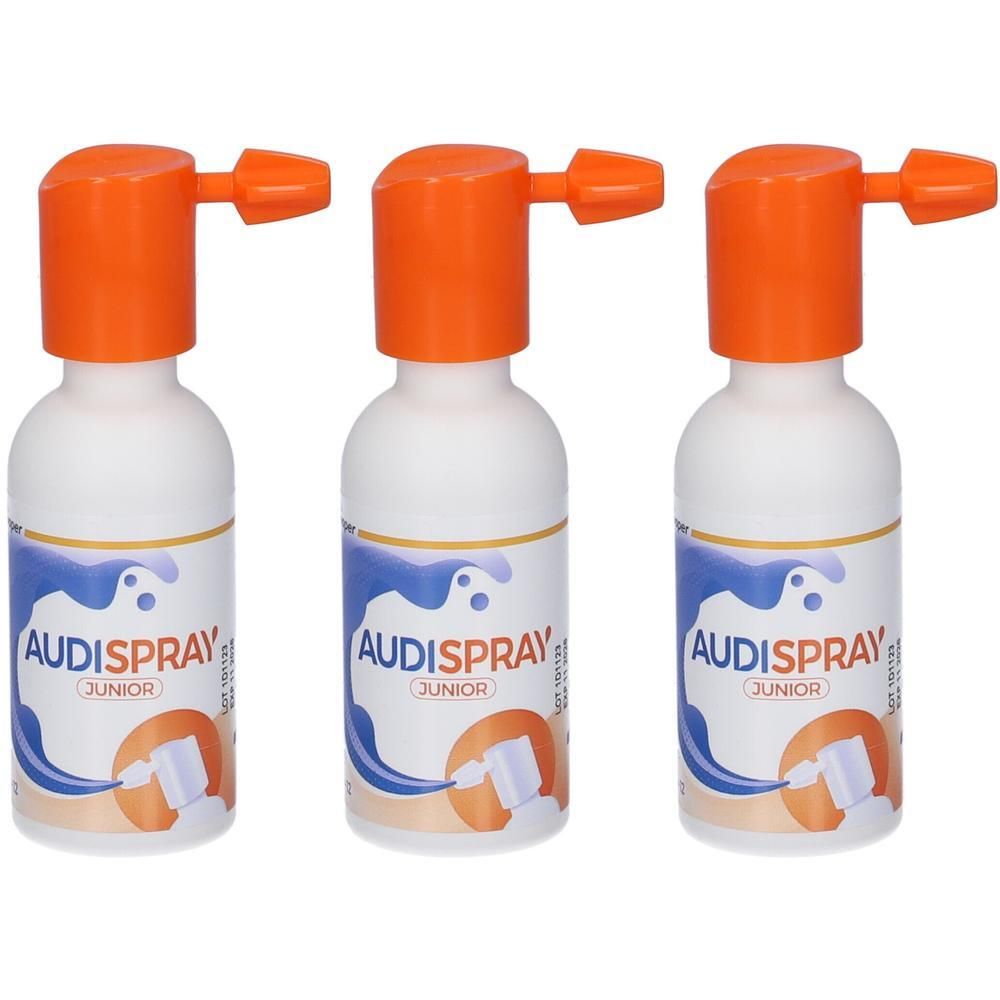 Audispray Junior Detersione Dell'Orecchio 3x25 ml Spray