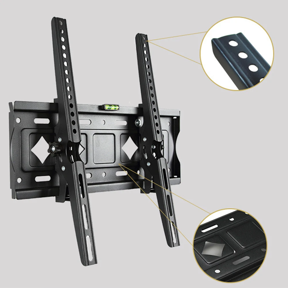 Universelle feste TV-Wandhalterung LED LCD TV-Wandhalterung neigbar, belastbar bis 45/50 kg, TV-Ständerhalterung für 26-85 Zoll