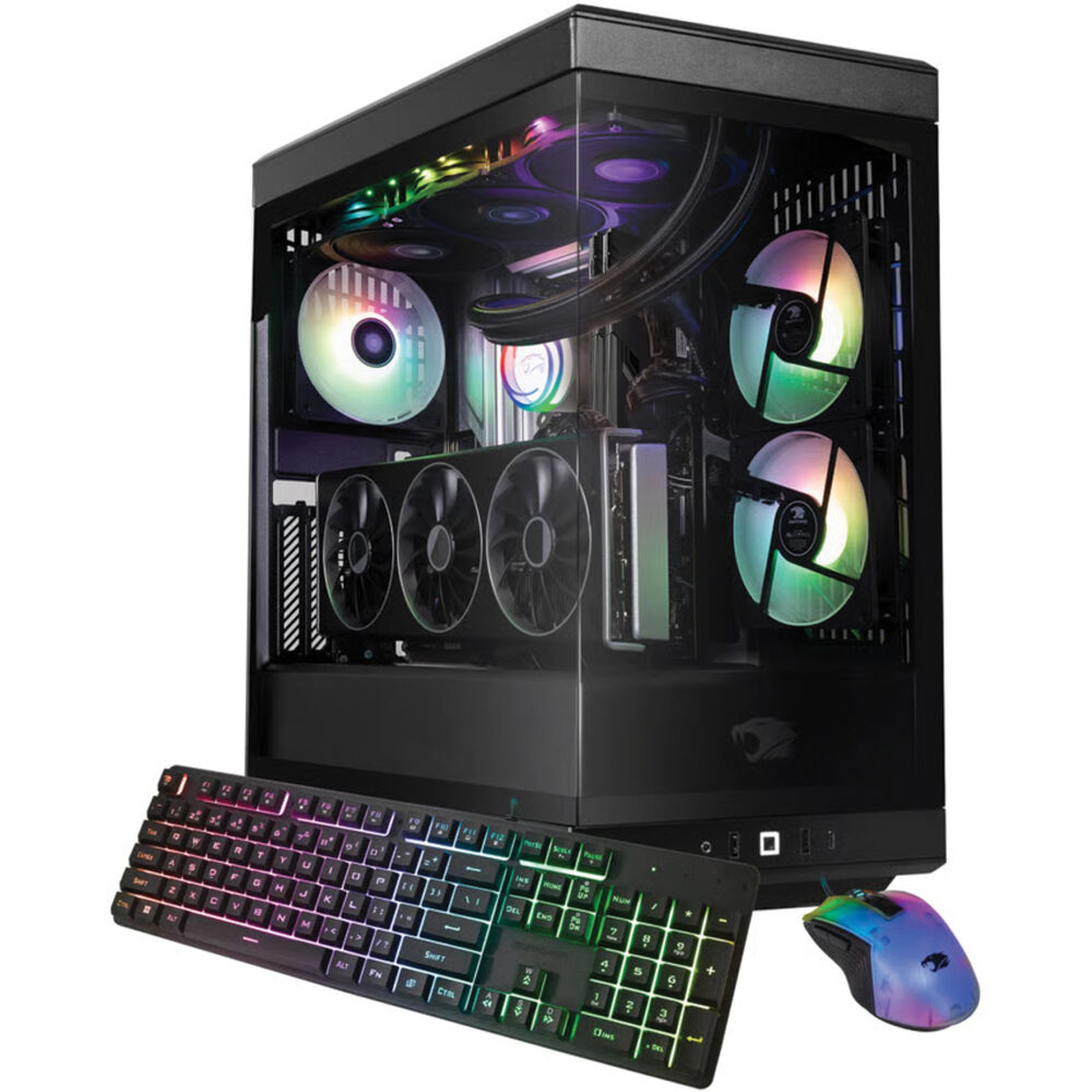 iBUYPOWER Y40 PRO Gaming Desktop Computer (Black) PB-Y40BA9N58-01