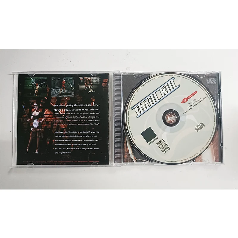 PS1 Thrill Kill Disc Copy Game Unlock Console Station1 Retro Optical Driver Video Game Parts