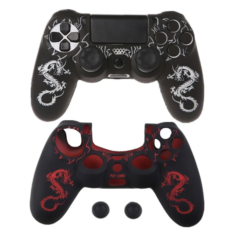 Silicone Soft Controller Cover Case For PS4 Control Skin Covers Joystick Accessories For PlayStation 4 Video Gamepad Accessories