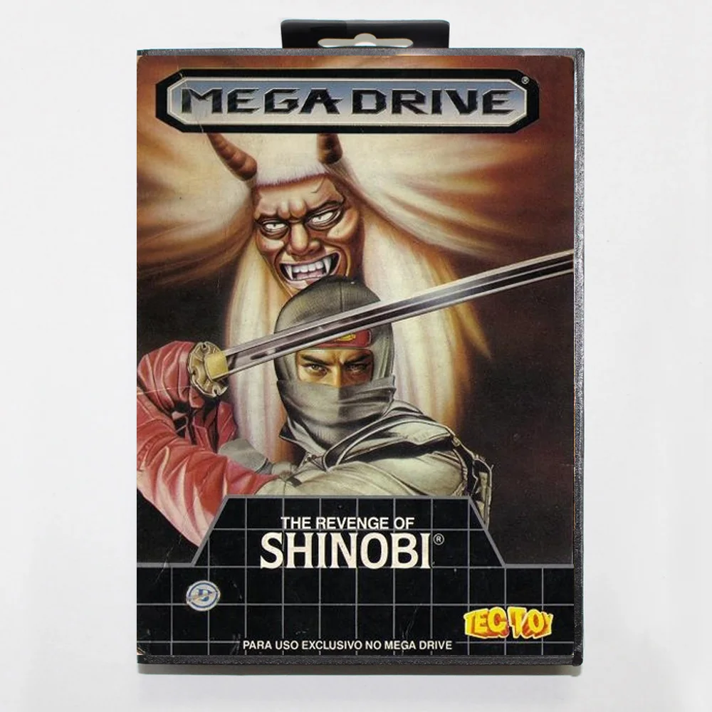 New Arrival The Revenge of Shinobi MD Game Card 16 Bit USA Cover for Sega Megadrive Genesis Video Game Console Cartridge