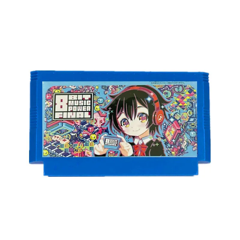 8BIT MUSIC POWER FINAL Game Cartridge for FC Console 60Pins Video Game Card