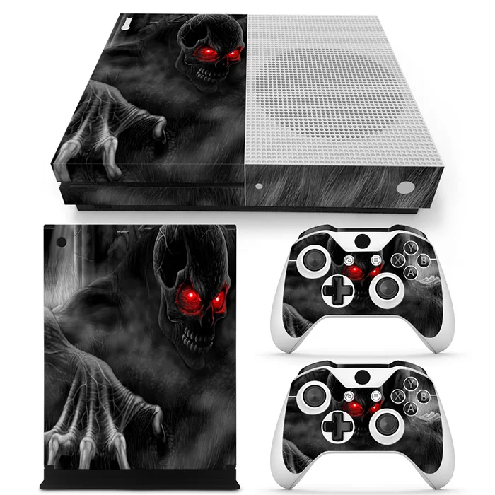 Full Cover Skin Sticker for Xbox One S Vinyl Decal Game Accessories Sticker Protective Wrap Film For Xbox One Slim