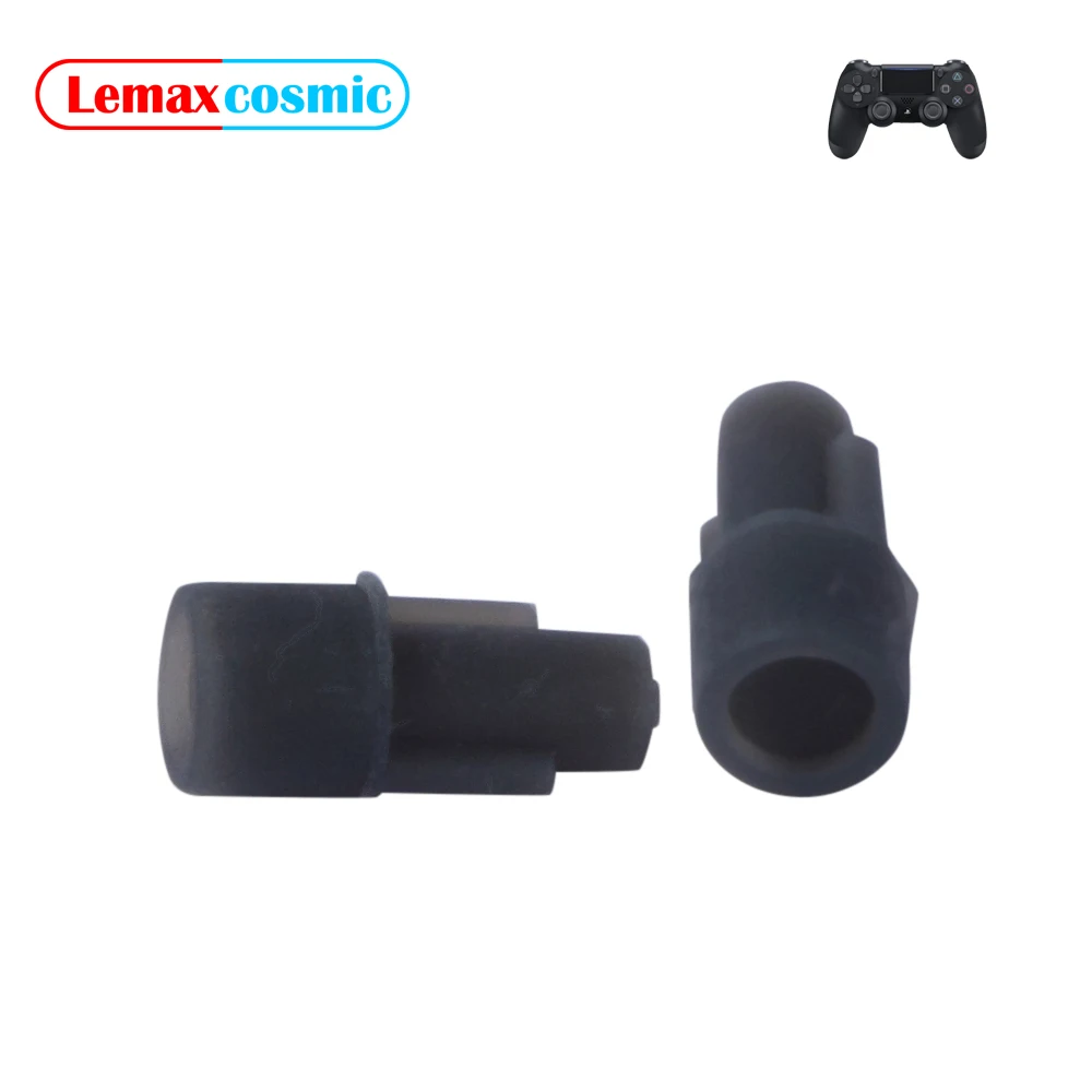 Controller Handle Soft Siliconee Black Silicon Rubber Reset Key Restart Button For Sony Playstation 4 PS4 Dualshock