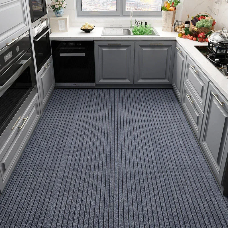 Long Hallway Rugs Entrance Doormat Bath Mat Living Room Carpet Anti Slip Kitchen Mat for Floor Stripe Kitchen Carpet