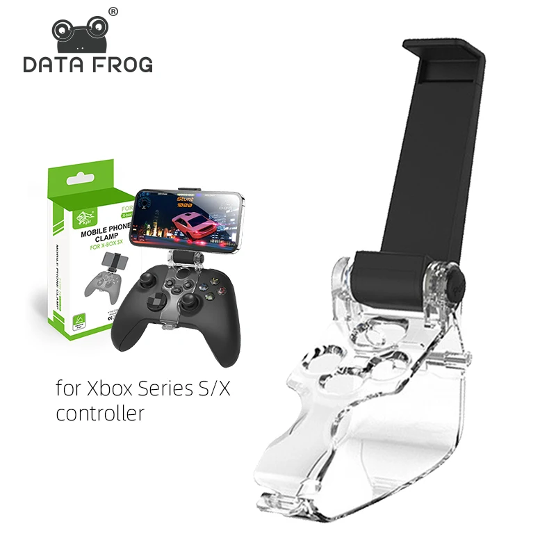 DATA FROG Controller Phone Holder For Xbox Series S/X Wireless Controller Foldable Clip Stand Adjustable Bracket For Xbox Series