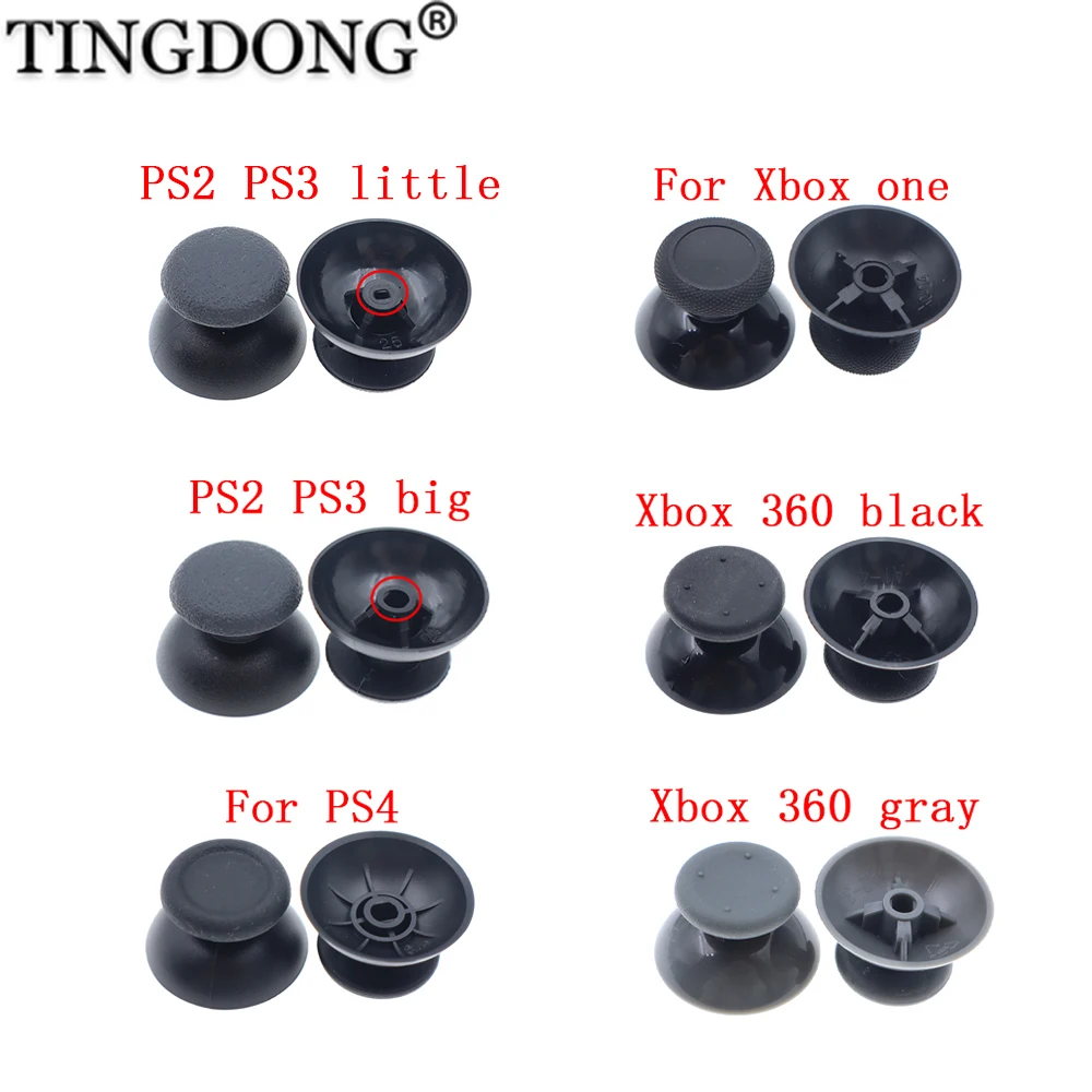 1/2/5/10PCS Analog Joystick Thumb Stick Grip Cap For PS2 PS3 PS4 Xbox One Xbox 360 Gamepad Controller