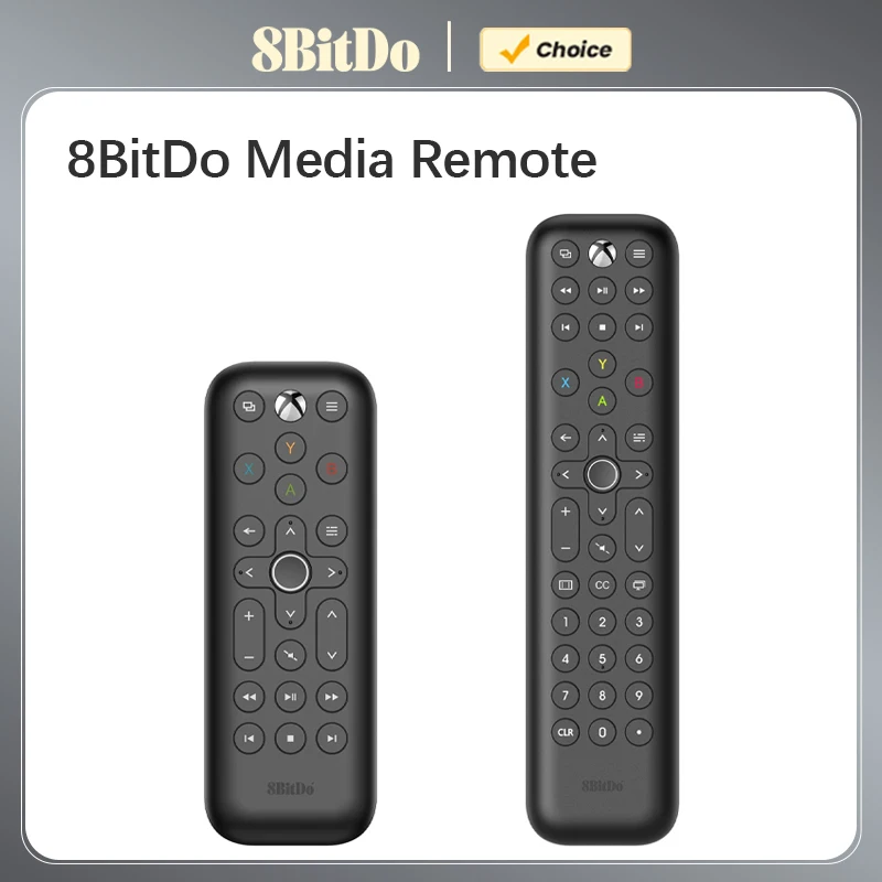 8Bitdo Media Remote for Xbox One, Xbox Series X and Xbox Series S Console DVD Entertainment Multimedia Controle