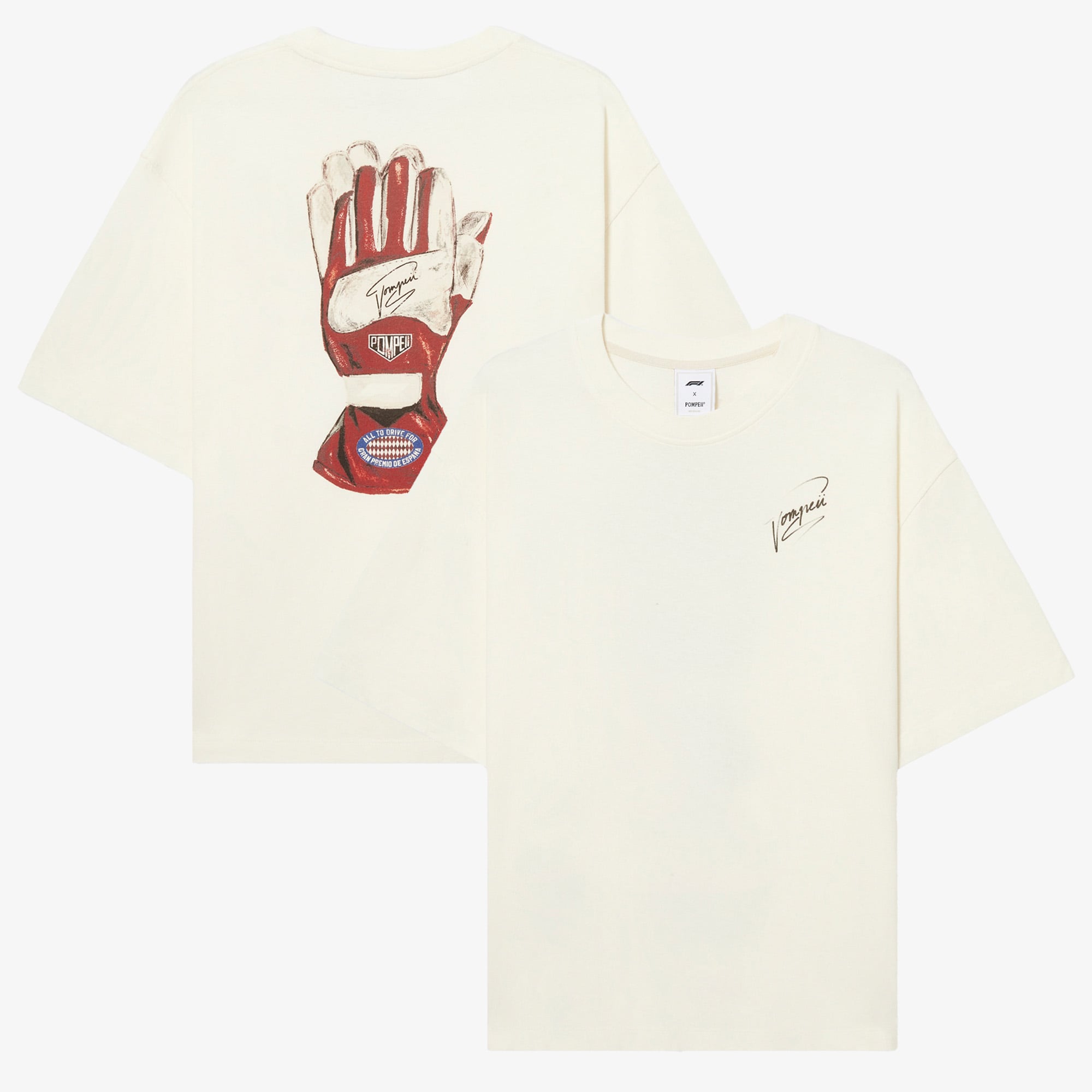 T-shirt à motif « Formula 1 X Pompeii Glove » - unisexe Taille: XL